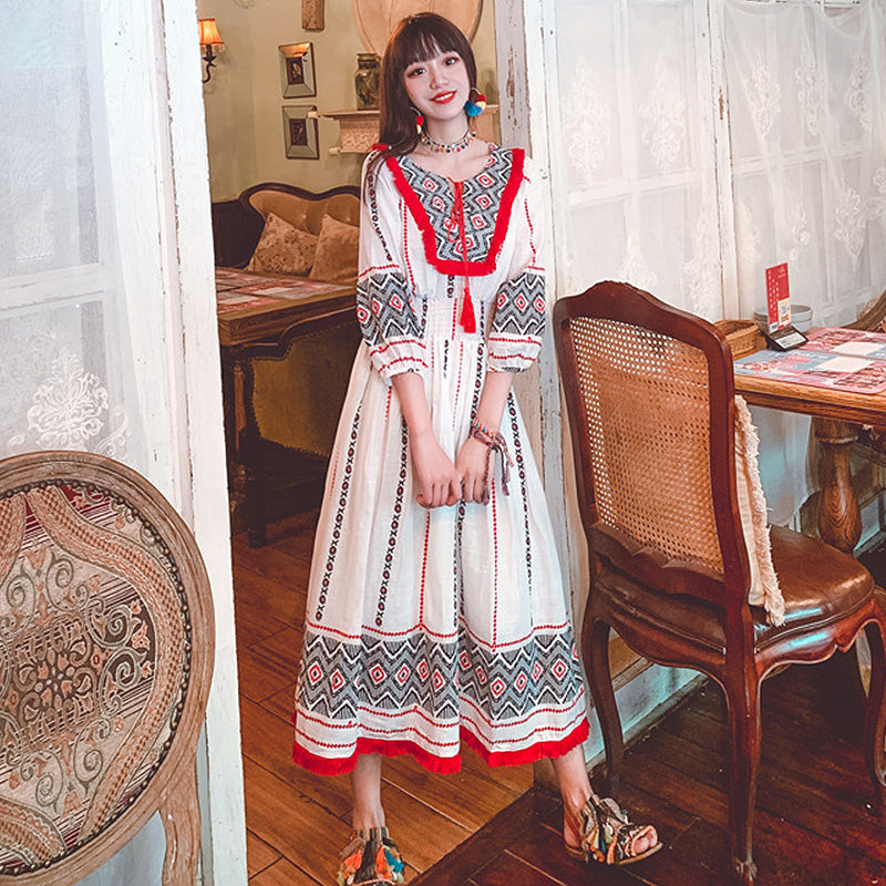 ボヘミアンワンピース