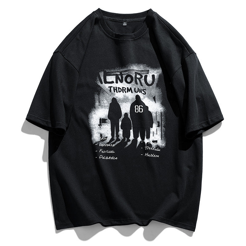 ストリートグラフィカルTシャツ