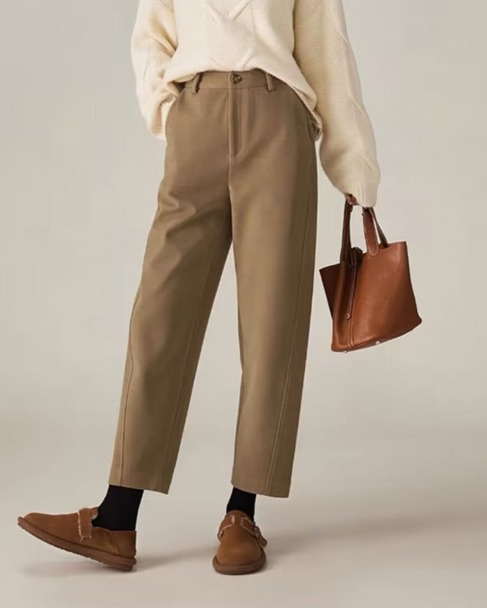 ベーシックストレートパンツ