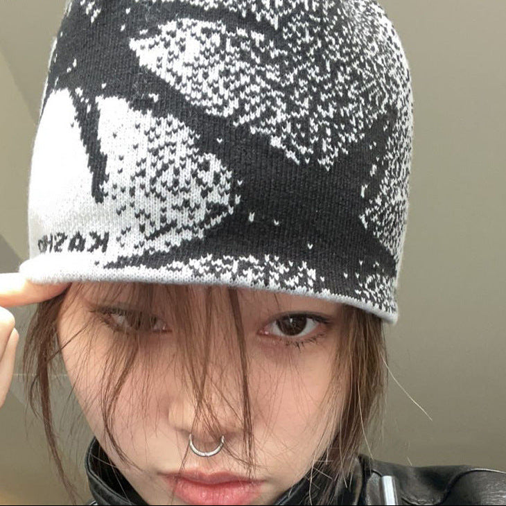 韓国風インスタイルビーニー