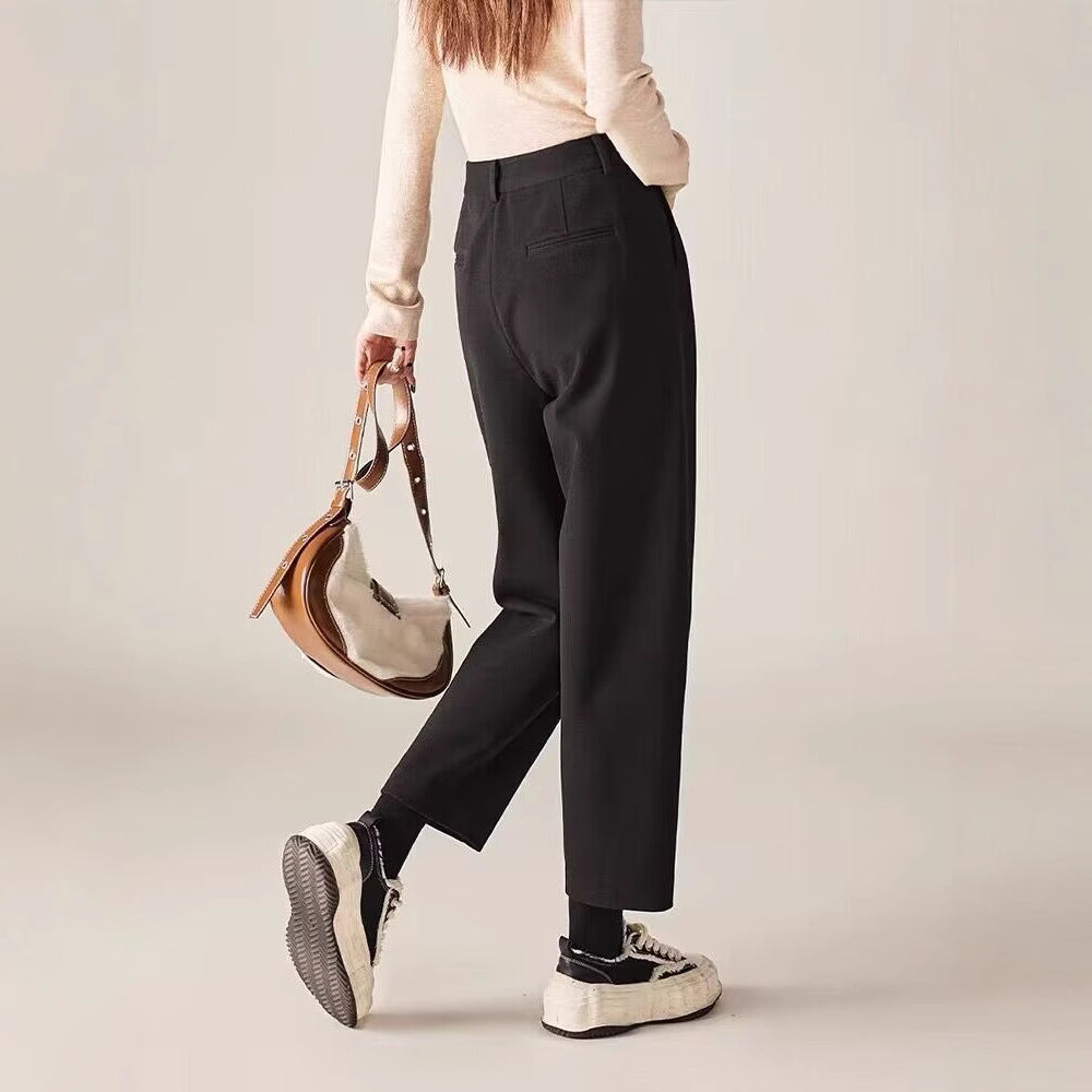 ベーシックストレートパンツ