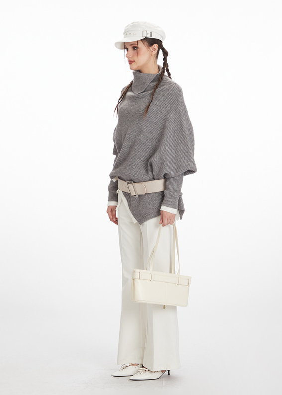 ルーズバットスリーブ秋冬セーター