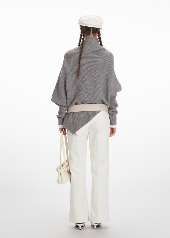 ルーズバットスリーブ秋冬セーター