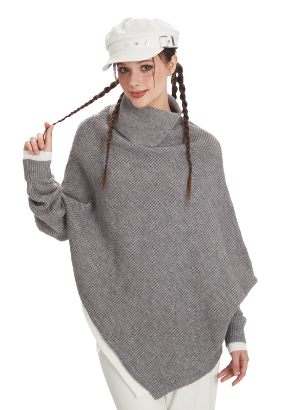 ルーズバットスリーブ秋冬セーター