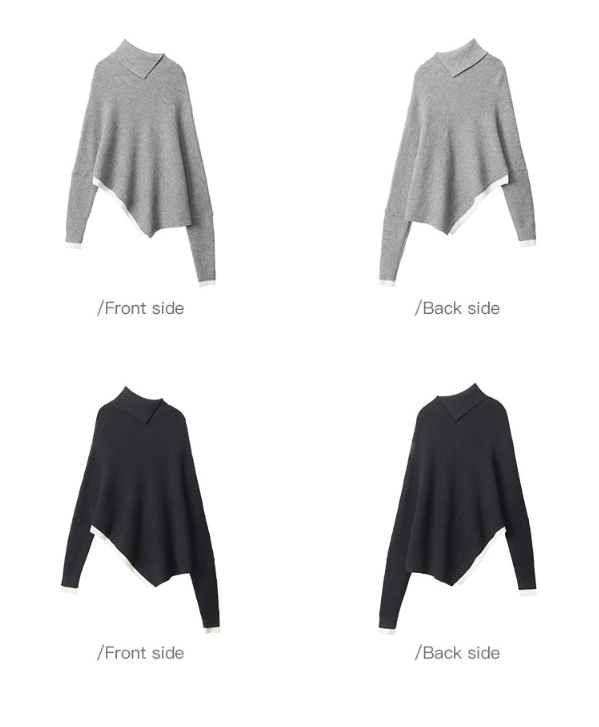 ルーズバットスリーブ秋冬セーター