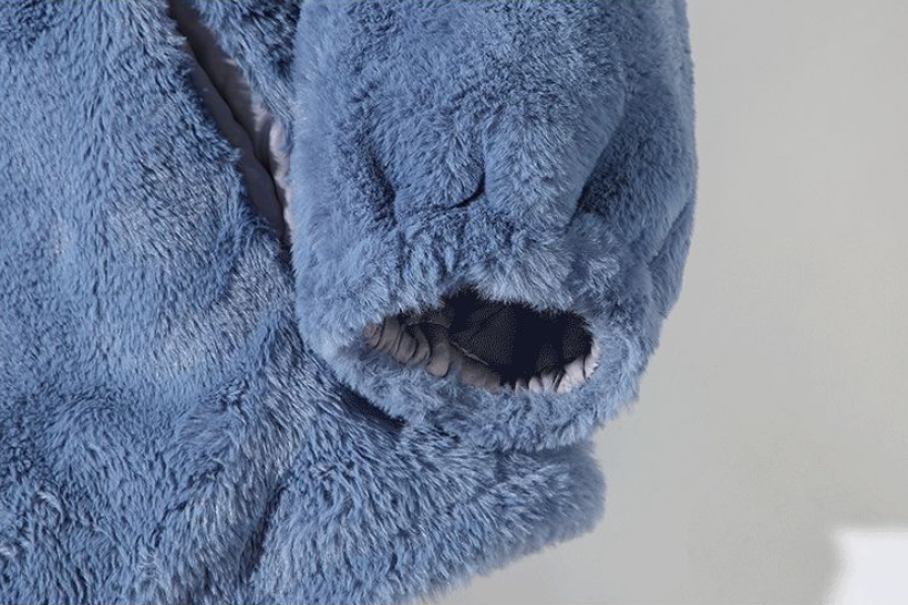 イミテーションレックスラビットファーコート