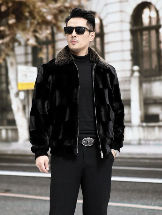 イミテーションミンクベルベットコート