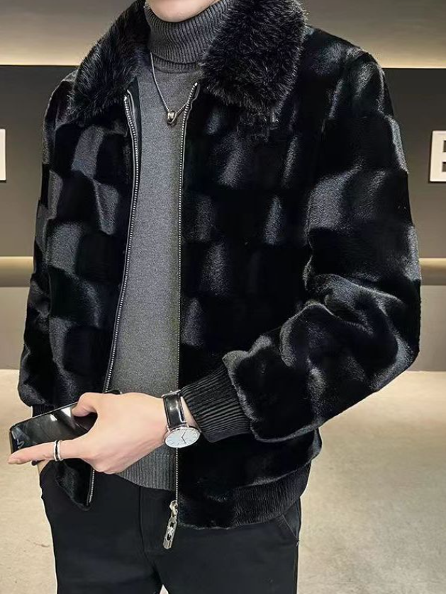 イミテーションミンクベルベットコート