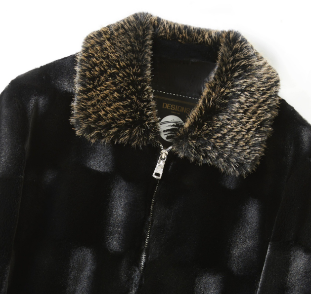 イミテーションミンクベルベットコート