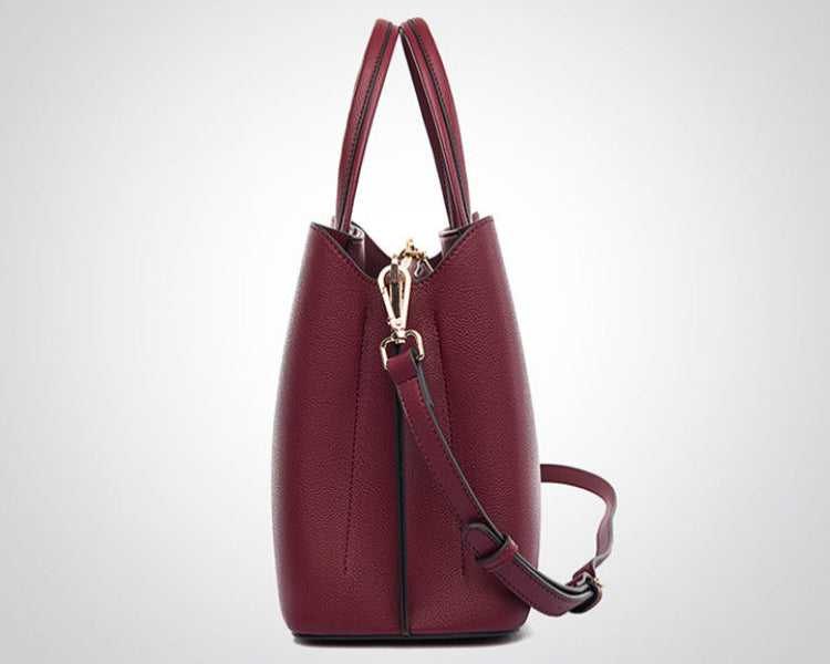 シンプルデザイン 大容量トートバッグ