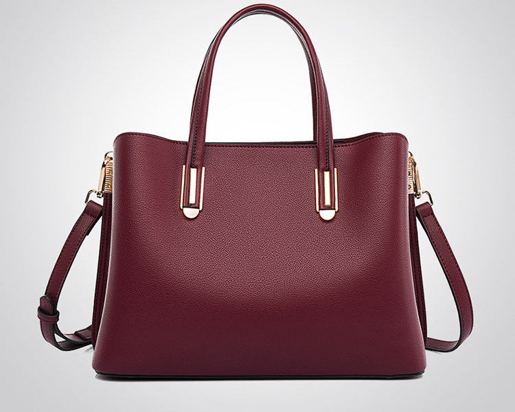 シンプルデザイン 大容量トートバッグ