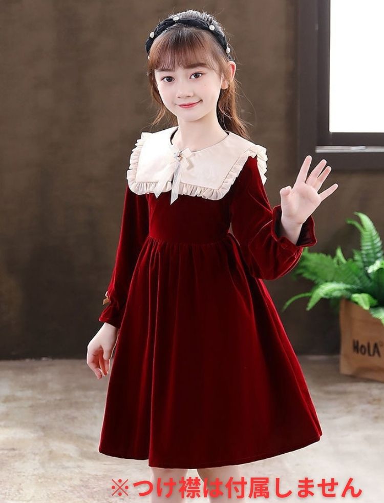 レトロオシャレ リボンミディワンピース