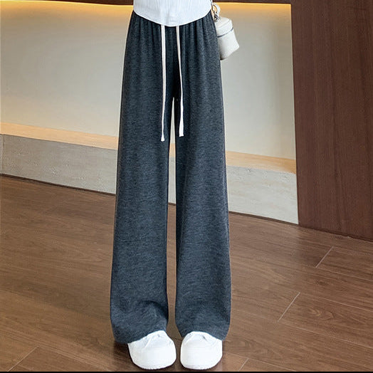 ルーズストレートワイドレッグパンツ