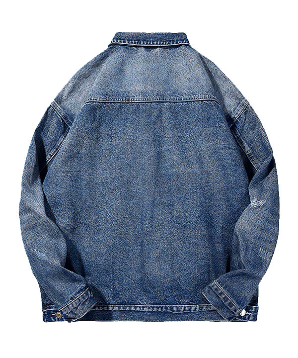 2ndタイプ ウォッシュ&ダメージ デニムジャケット