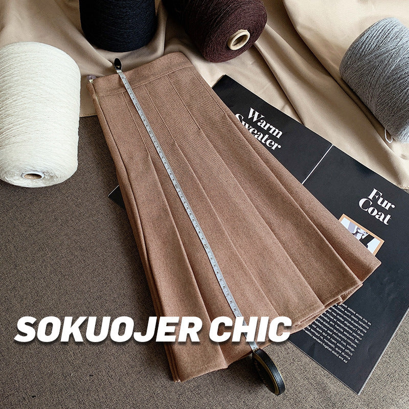 高品質ニットプリーツスカート