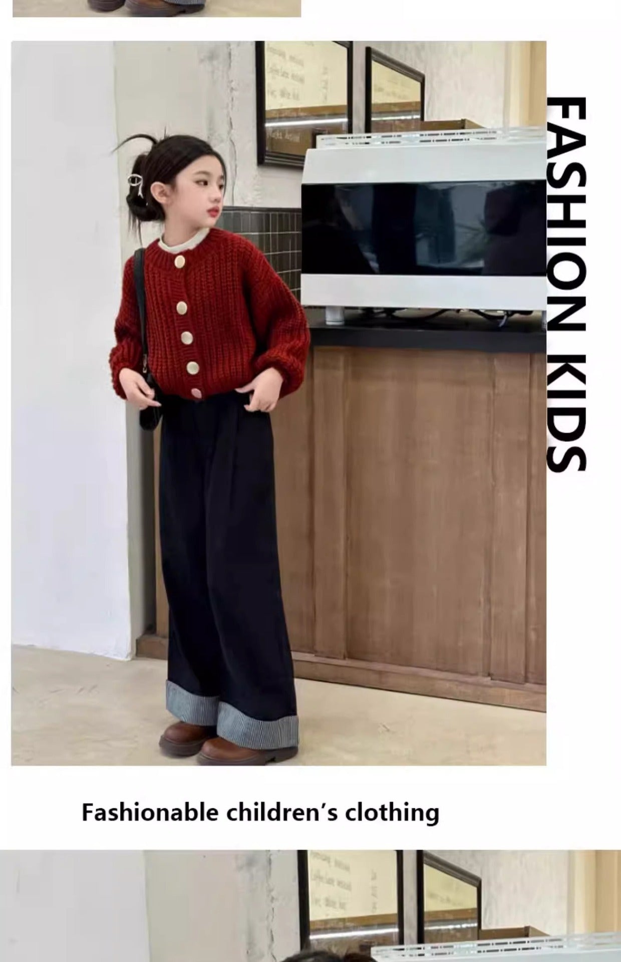 ノエルビッグボタン カーディガン