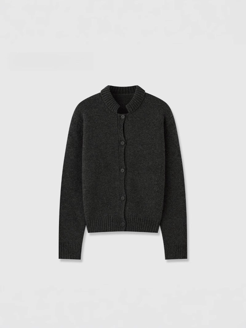 ウールニットカーディガン