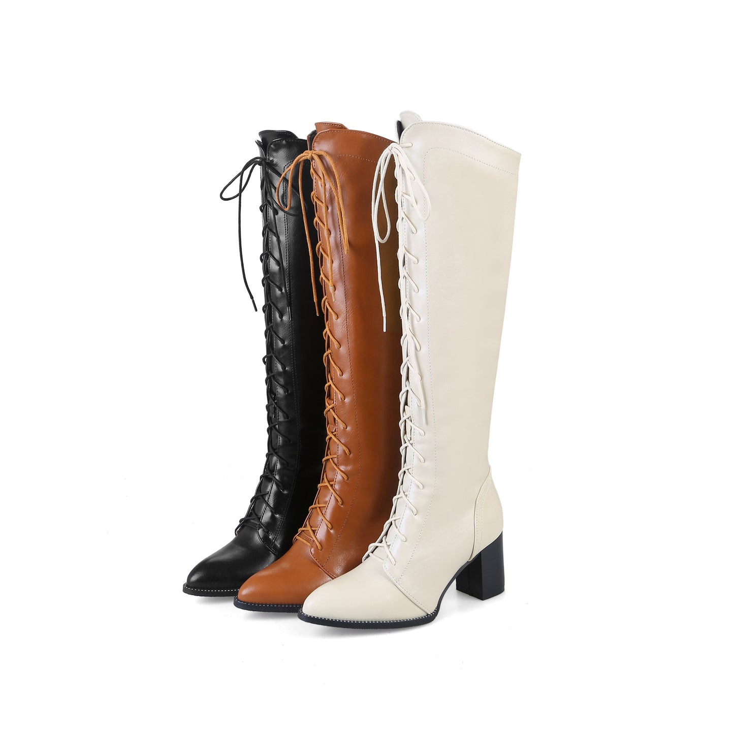 編み上げハイカットブーツ