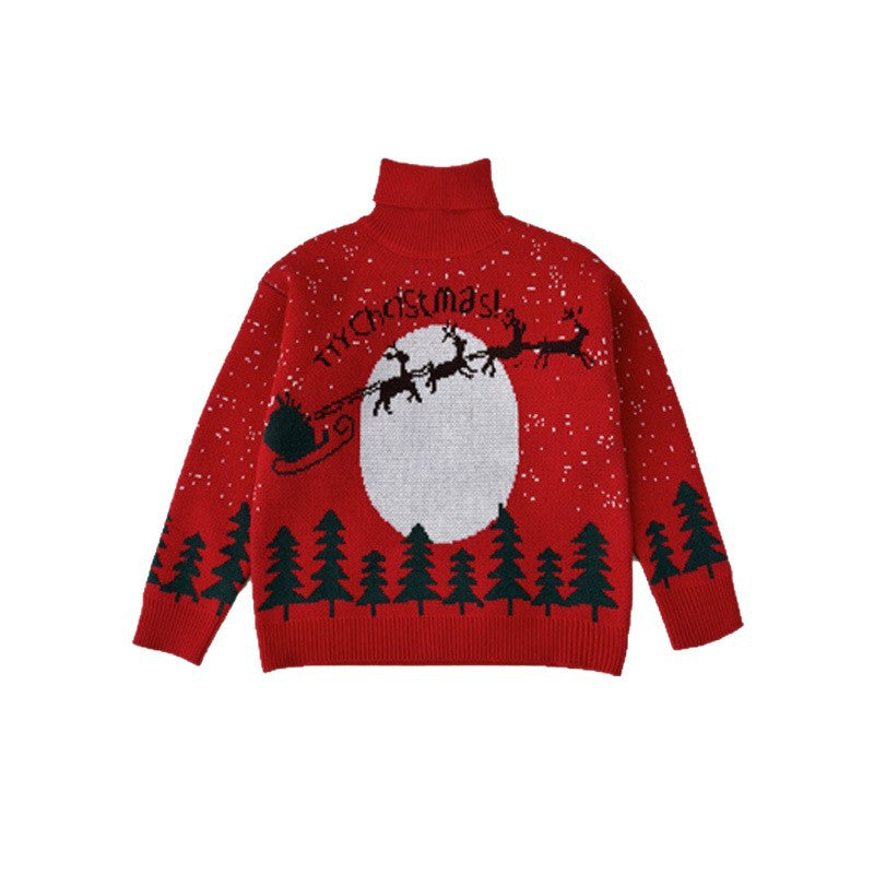 スタイリッシュ タートルネックセーター