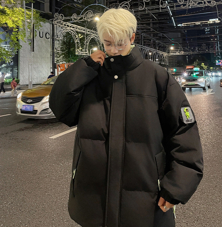 スタンドカラー中綿ジャケット