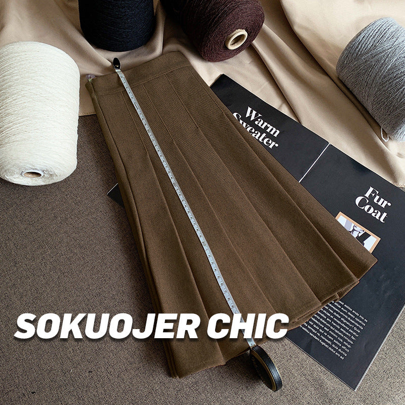 高品質ニットプリーツスカート