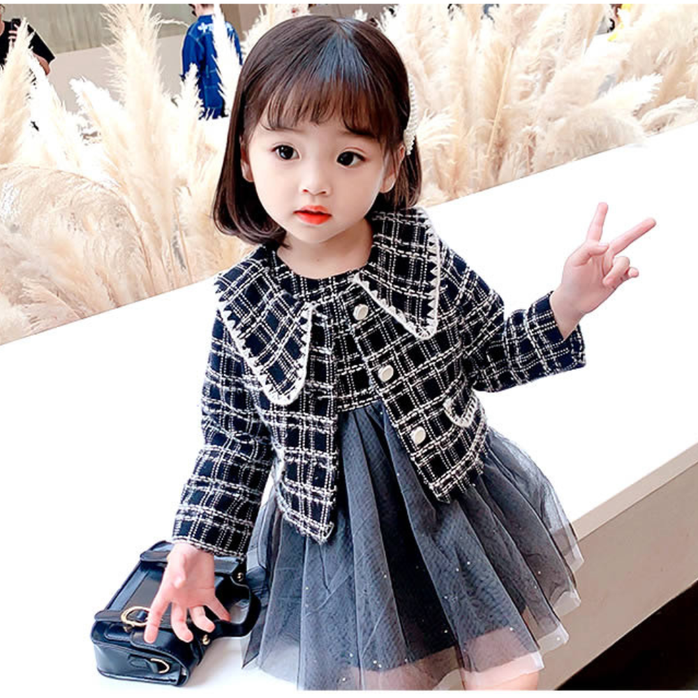 女の子ジャケットワンピース