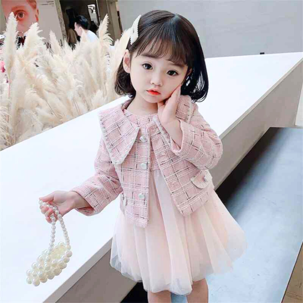 女の子ジャケットワンピース