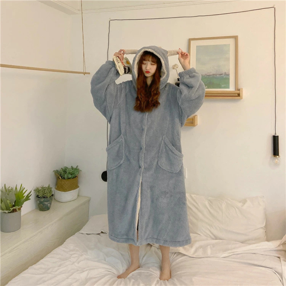 キュート全開・動物モチーフふわもこパジャマ