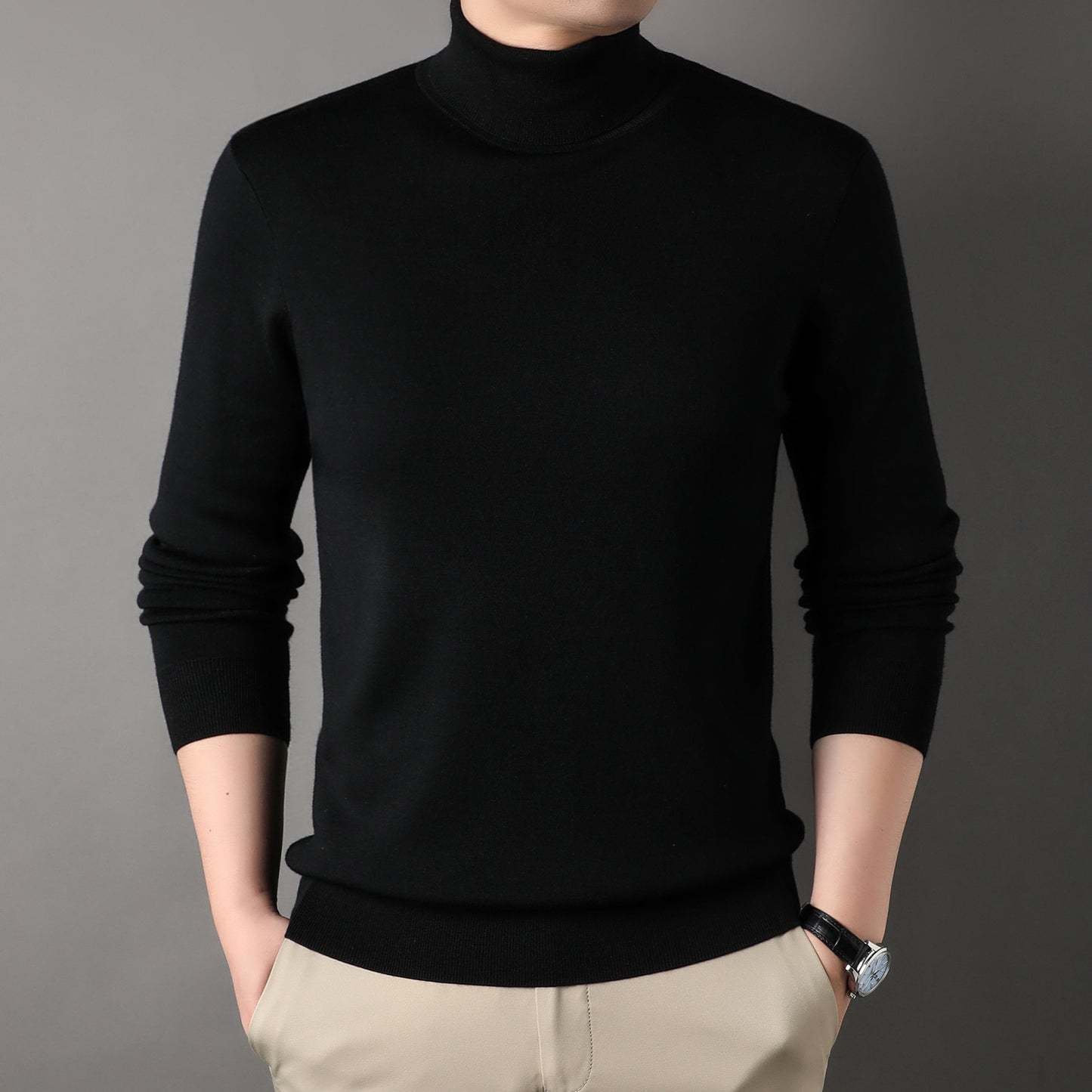 首元から整える、春のきちんと感【ハイゲージタートルネック】