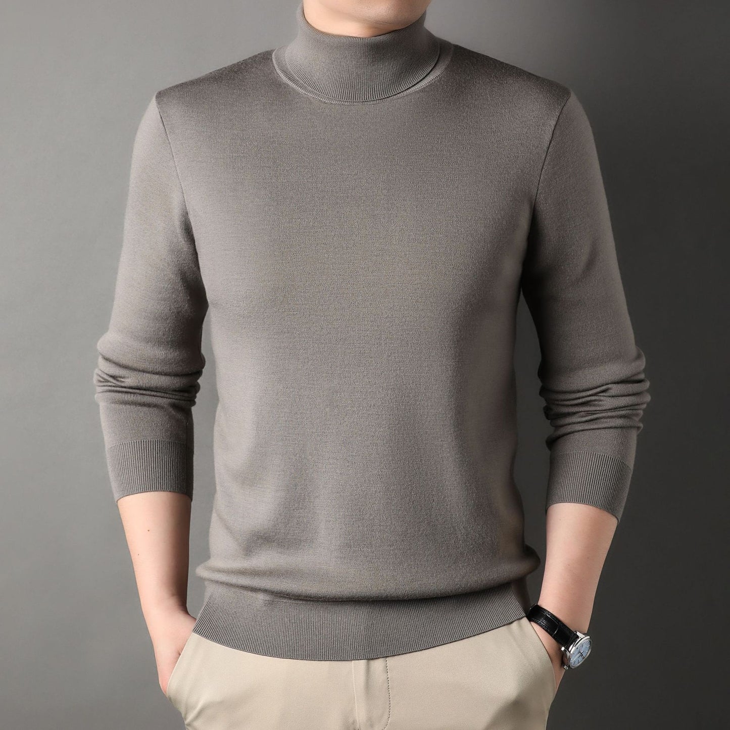 首元から整える、春のきちんと感【ハイゲージタートルネック】