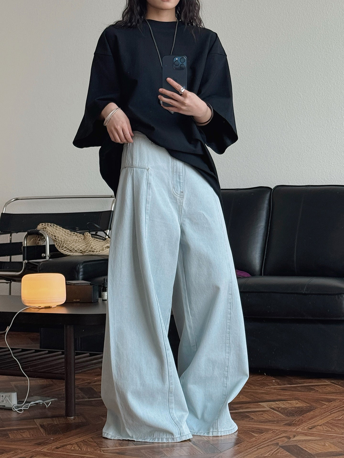 ワイドレッグパンツ