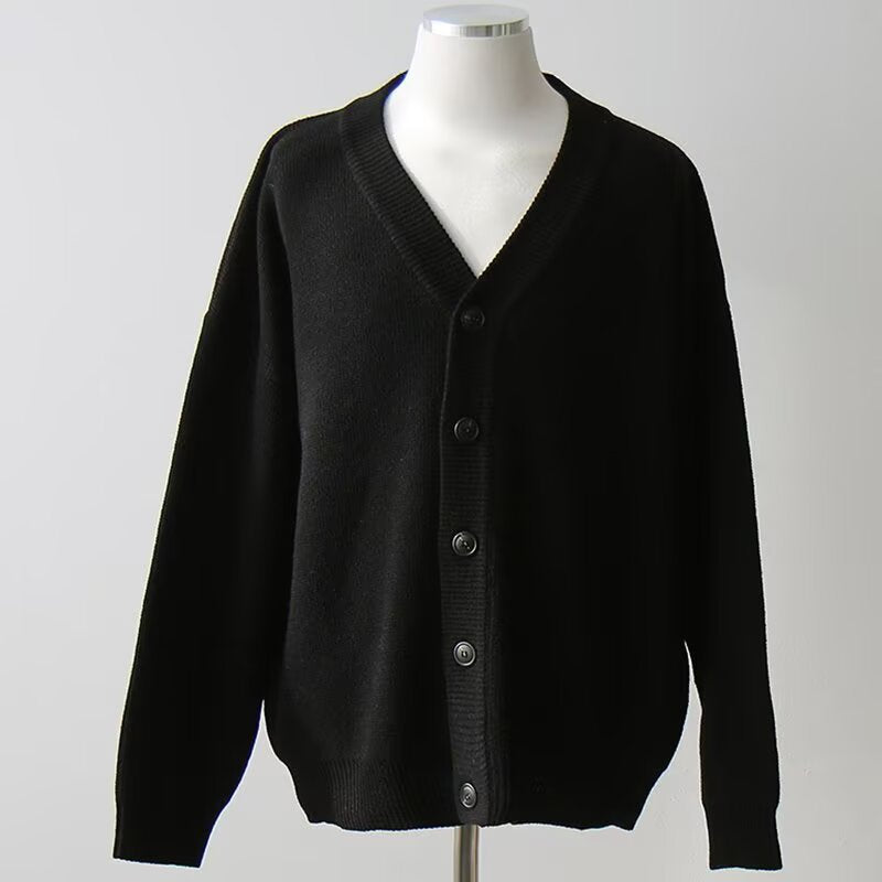 メンズ　Vネック　ゆったりカーディガン