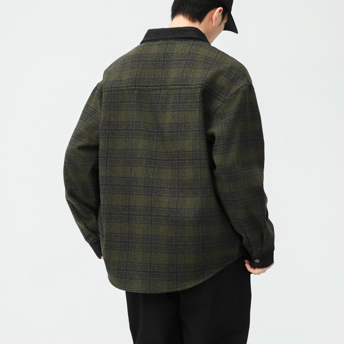 チェックシャツジャケット