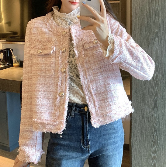 フレンチホワイトのショートコート