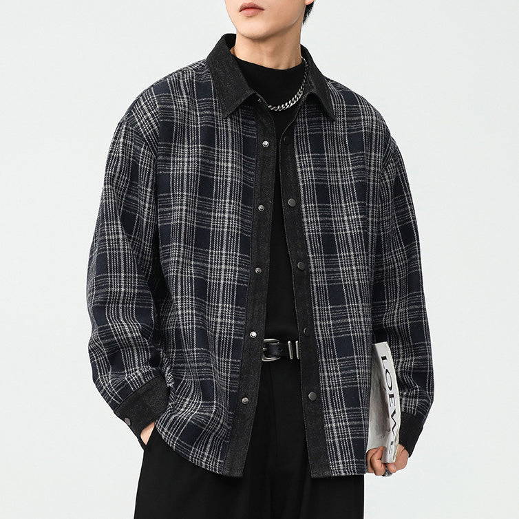 チェックシャツジャケット