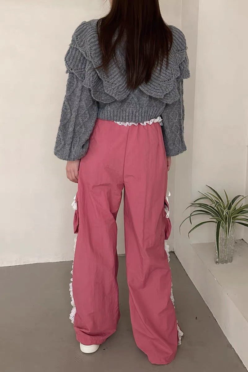 ショート丈ニットカーディガン