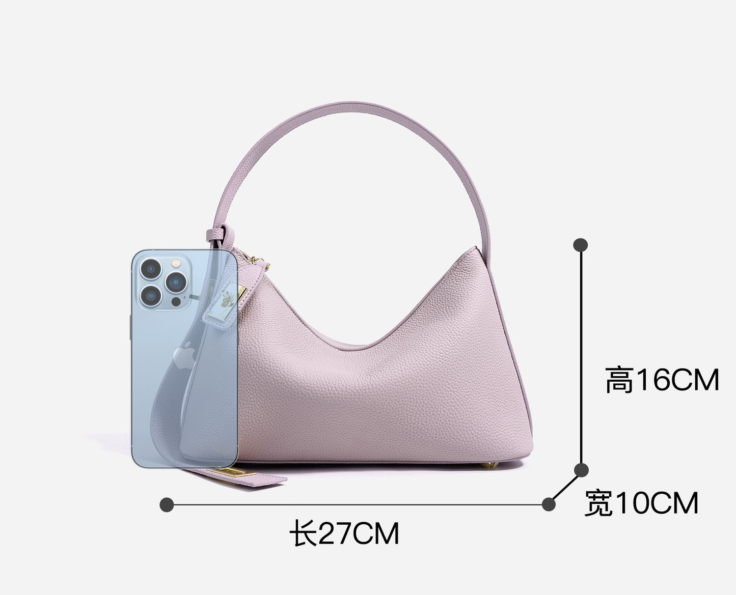 牛革ハンドバッグ