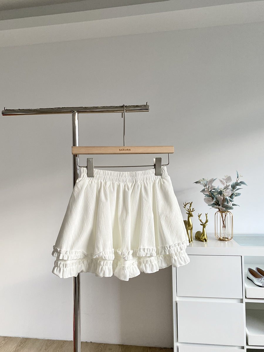 フリルミニスカート