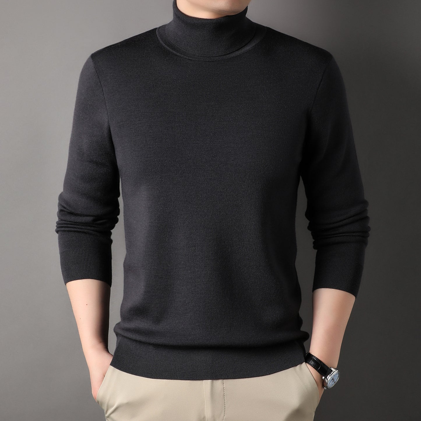 首元から整える、春のきちんと感【ハイゲージタートルネック】