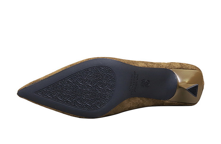 スエードショートブーツ