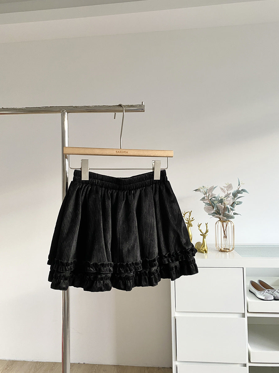 フリルミニスカート