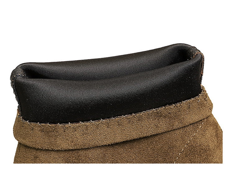 スエードショートブーツ