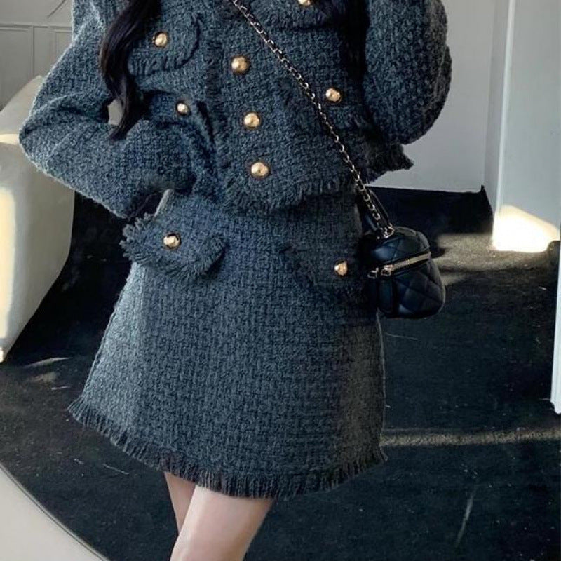 フリンジツイードセットアップ