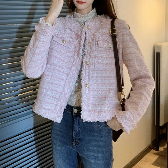 フレンチホワイトのショートコート