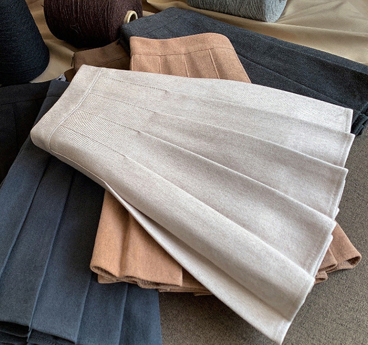 高品質ニットプリーツスカート