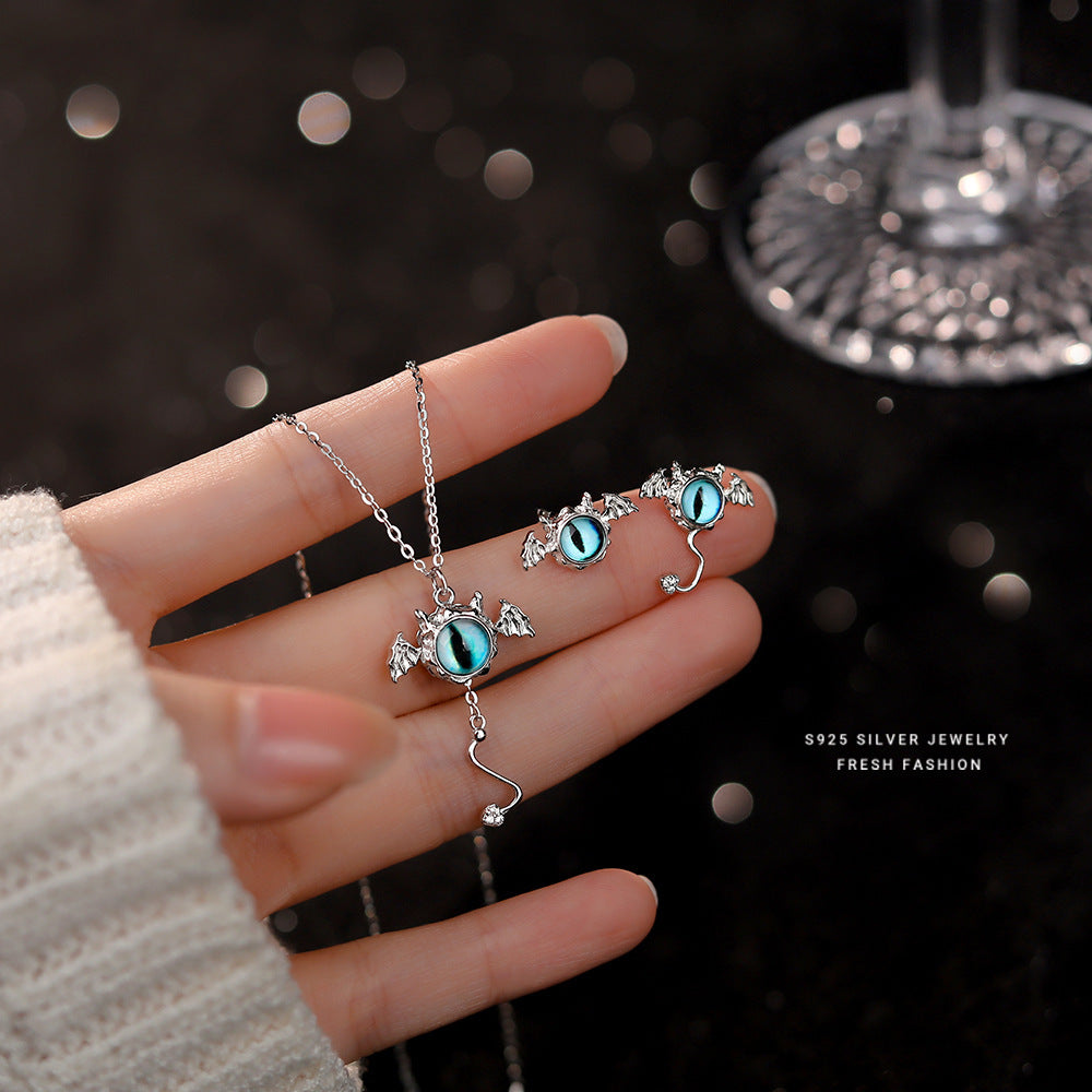 デビルズアイ ペンダントネックレス＆ピアス