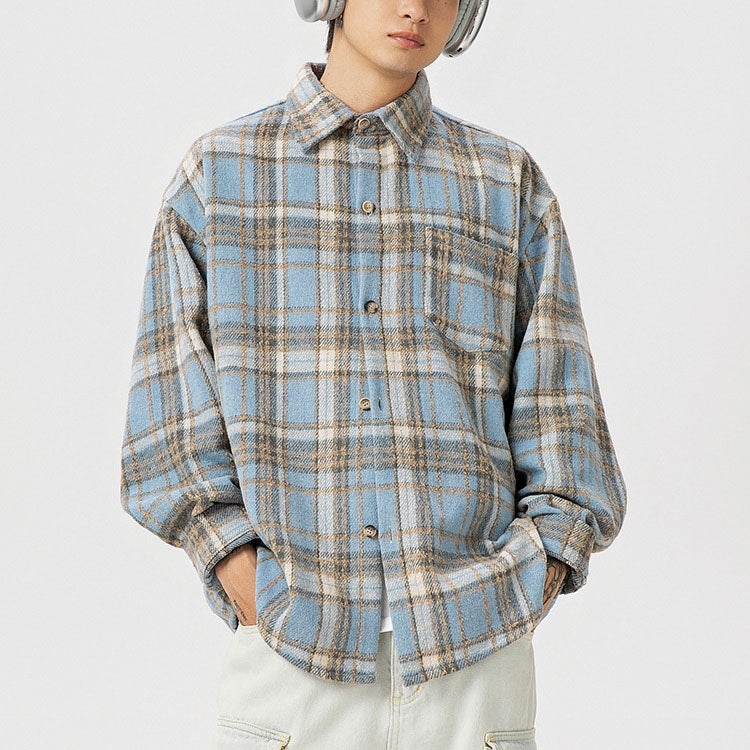 レトロチェックシャツ