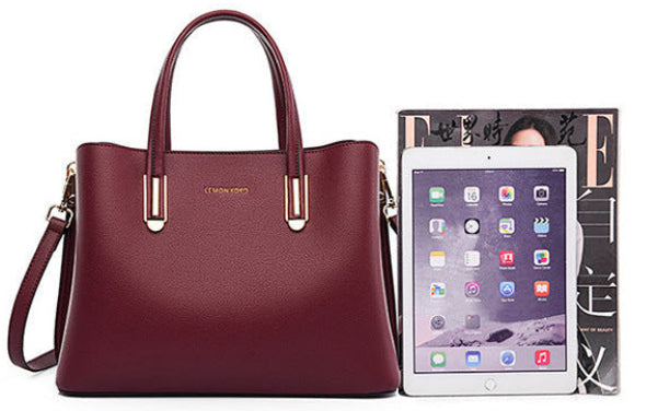 シンプルデザイン 大容量トートバッグ