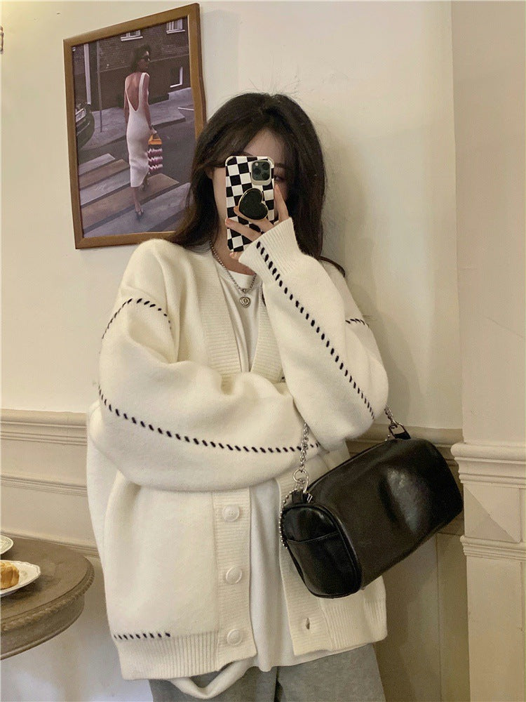 ルーズフィットカーディガン