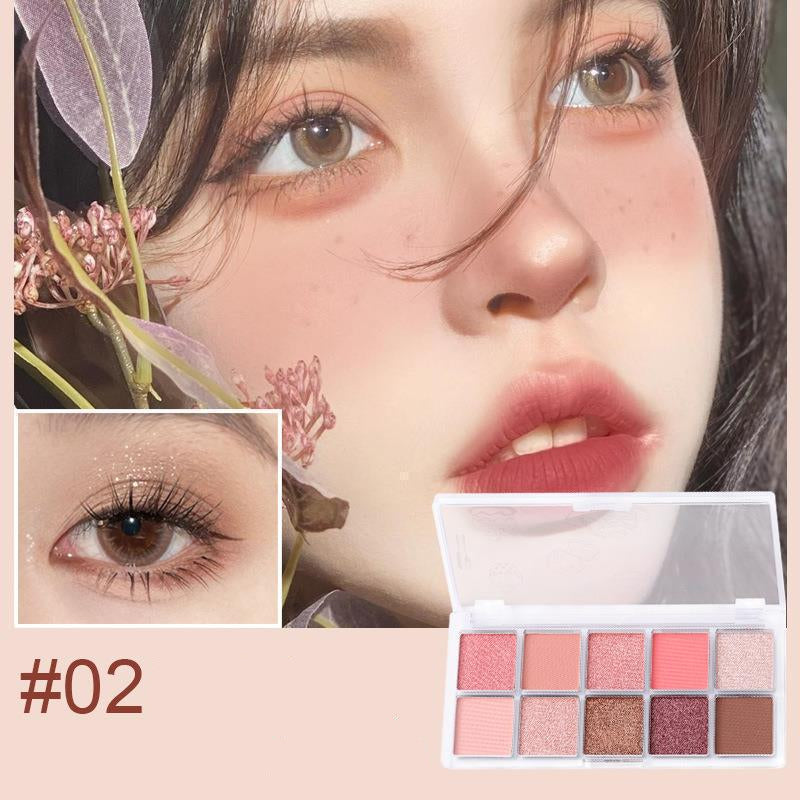 10色キャンディカラーアイシャドウパレット